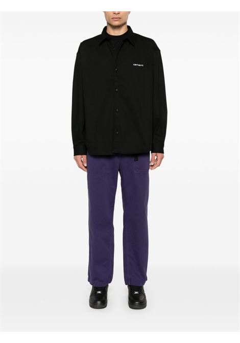 camicia module script uomo nera in poliestere CARHARTT WIP | I0337680D2.01